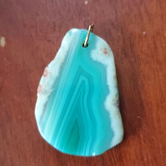 Sliced Agate pendant - Picture 2 of 4